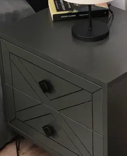Noční stolek Luna Anthracite