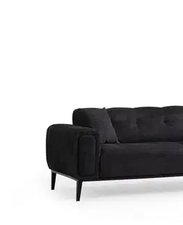 Trojmístná rozkládací pohovka Athena 3 Seater - Black
