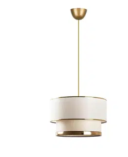 Závěsný lustr Cake - Cream, Gold