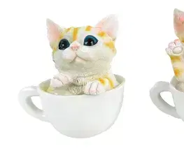 PROHOME - Pokladnička kočka 14cm různé dekory