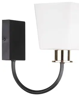 Nástěnná lampa 1xE27 24cm SCHUBERT černá