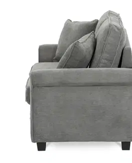 Dvoumístná pohovka ASB-4170 GREY2, manžestr, šedá