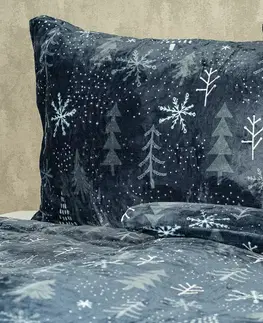 4Home Povlečení mikroflanel Silent night, 140 x 200 cm, 70 x 90 cm