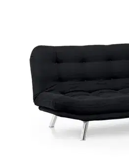 Trojmístná rozkládací pohovka Misa Sofabed - Black