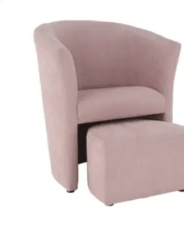 Křeslo s taburetem ROSE Tempo Kondela