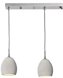 Estila Stylová závěsná lampa Cement