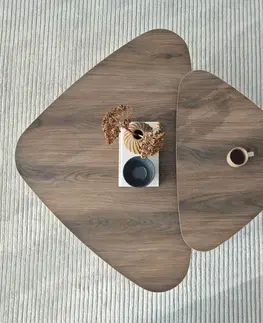 Sada konferenčních stolků Ballare Set - Walnut