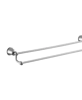 OMNIRES ART LINE držák ručníků dvojitý, 65 cm chrom /CR/ AL53226CR