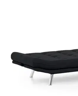 Trojmístná rozkládací pohovka Misa Sofabed - Black