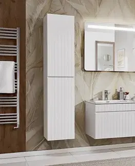 ArtCom Vysoká skříňka do koupelny ICONIC White 80-01