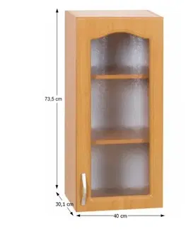 Horní skříňka LORA MDF NEW KLASIK W40S Tempo Kondela