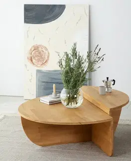 Sada konferenčních stolků Podium Wood - Oak
