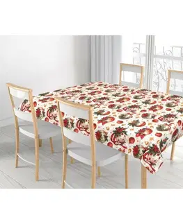 Bellatex Ubrus Vánoční ozdoby, 100 x 100 cm, 100 x 100 cm