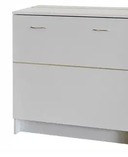 Skříňka na lůžkoviny 145 bílá