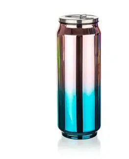 Banquet Termoska BE COOL 430 ml, zlatorůžová a modrozelená