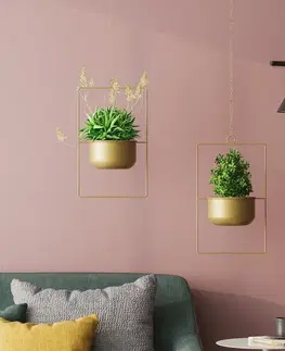 Dekorativní květináč Parapet - Gold