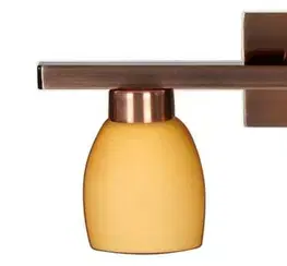 Stropní lampa Dakota strip 2X40W G9 měděná