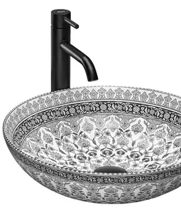 Umyvadlo na desku Rea Arte dark grey REA-U8002