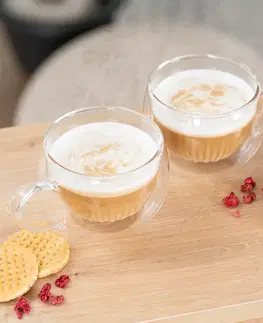 4Home Termo sklenice na cappuccino Hot&Cool 270 ml, 2 ks