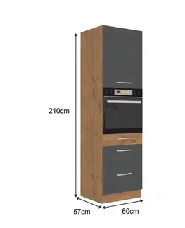 Vysoká skříňka na troubu VEGA 60 DPS-210 3S 1F Tempo Kondela