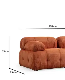 Dvoumístná pohovka Petite 2 - Orange
