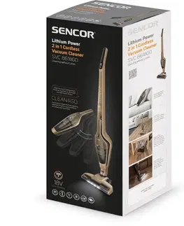 Sencor SVC 8618GD tyčový vysavač 2v1 
