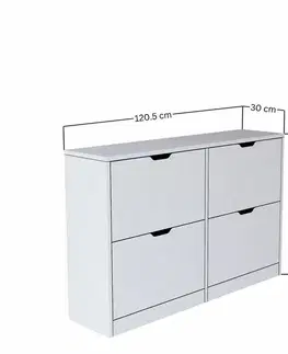 Botník Duru Matte White