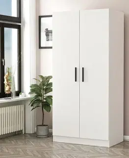 Šatní skříň Kale Chain White - 190