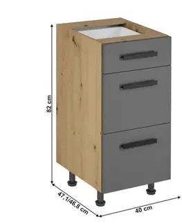 Spodní skříňka LANGEN D40S3 Tempo Kondela