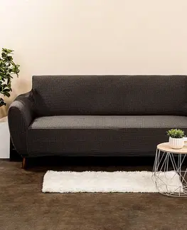 4Home Multielastický potah na sedačku Comfort Plus hnědá, 180 - 220 cm, 180 - 220 cm