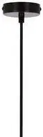 Závěsná lampa Arezzo černá 1x60W E27 černá+olivové stínidlo