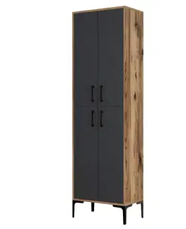 Botník Berlin A - Walnut, Anthracite