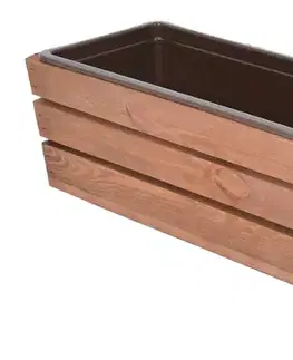 Dřevěný truhlík MODERN Rojaplast