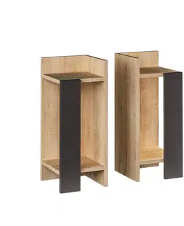 Noční stolek Elos Oak, 2 ks