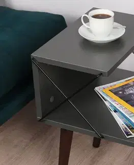 Noční stolek Cross - Anthracite