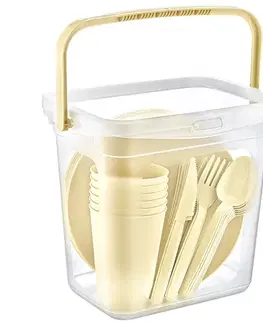 PROHOME - Piknikový set 31ks různé barvy