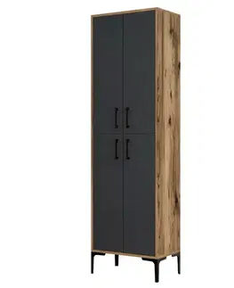 Skříň Berlin Walnut and Anthracite