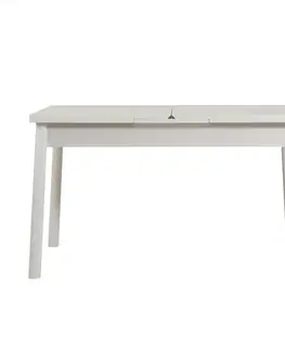 Jídelní set s rozkládacím stolem a lavicí (3 kusy) Santiago 1053 - White, Anthracite