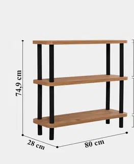 Knihovna Step - Black
