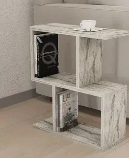 Odkládací stolek Zet Freesia Marble