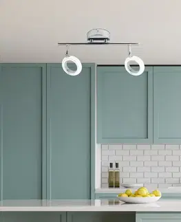 Nástěnná lampa Aurelion LED pásek chrom 3000K