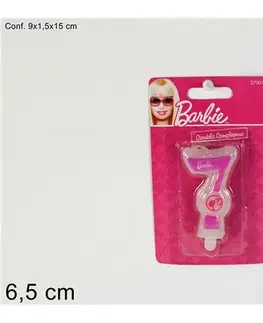 PROHOME - Svíčka dortová 7 Barbie