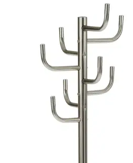 Kovový věšák 80609-07 Ron, broušený nikl, 175 cm