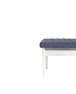 Jídelní set s rozkládacím stolem a židlemi (4 kusy) Vina 1048 - Dark Blue, White