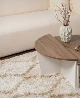 Konferenční stolek Orion - Walnut, White