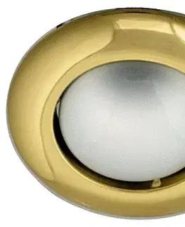 Kulaté zlaté stropní svítidlo