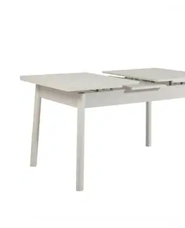 Jídelní set s rozkládacím stolem a lavicí (3 kusy) Santiago 1053 - White, Anthracite