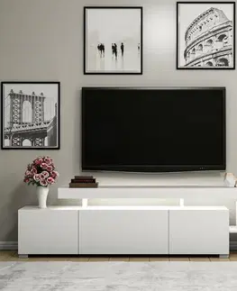 Televizní stolek Beliz White