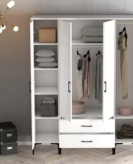 Šatní skříň Kumsal PTP - White