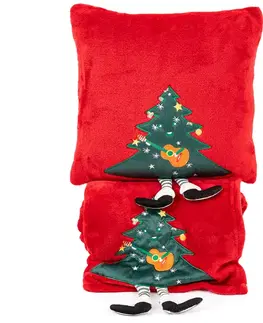 4Home Vánoční povlak na polštářek Merry Christmas tree, 40 x 40 cm